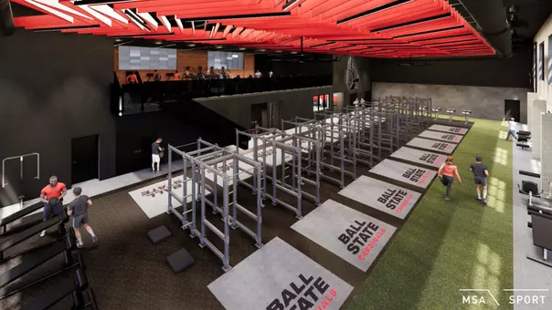 Eric Foss Championship Performance Center_interior rendering