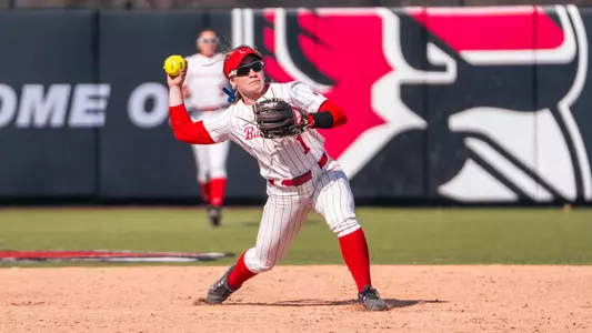 McKenna Mulholland throwing versus Miami