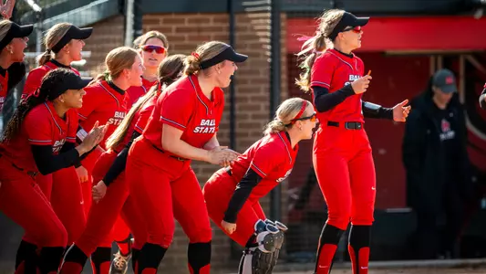 Softball Home Run Celebration