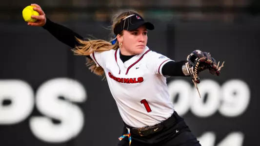 McKenna Mulholland throwing vs. Northern Illinois