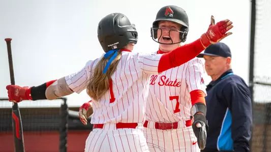 Maia Pietrzak Celebrating vs. Toledo