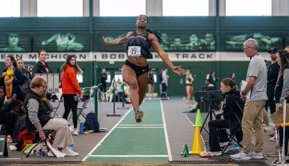 Rogers at MAC in the Long Jump