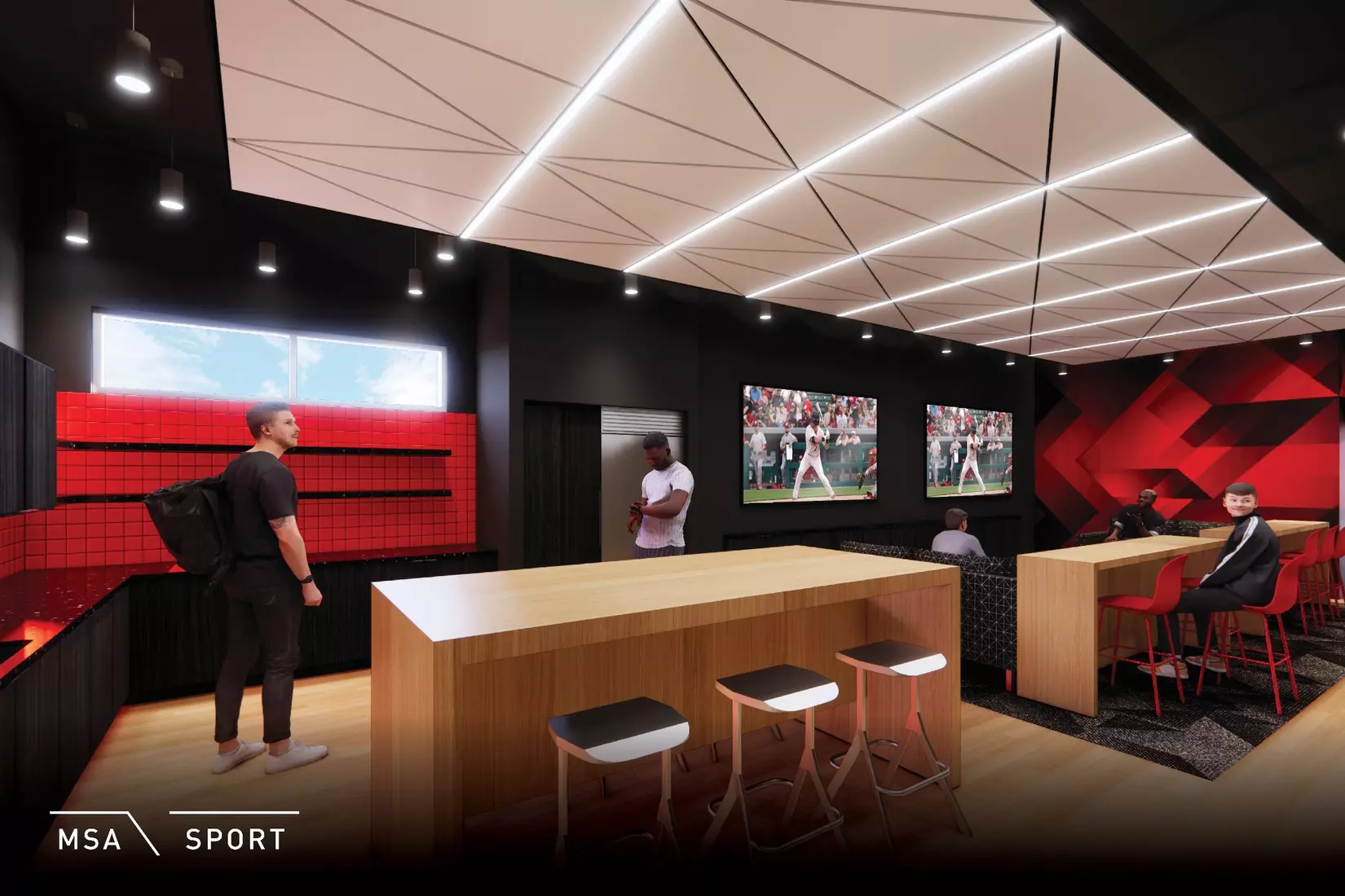 Ball State Baseball Clubhouse Rendering