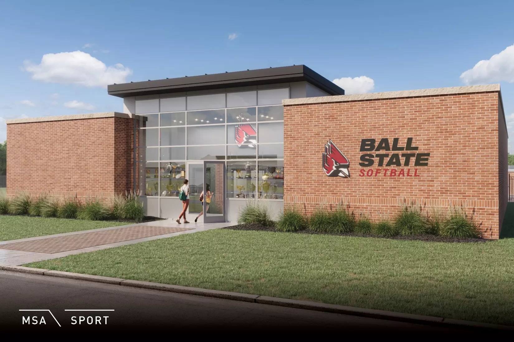 Ball State Softball Clubhouse Rendering