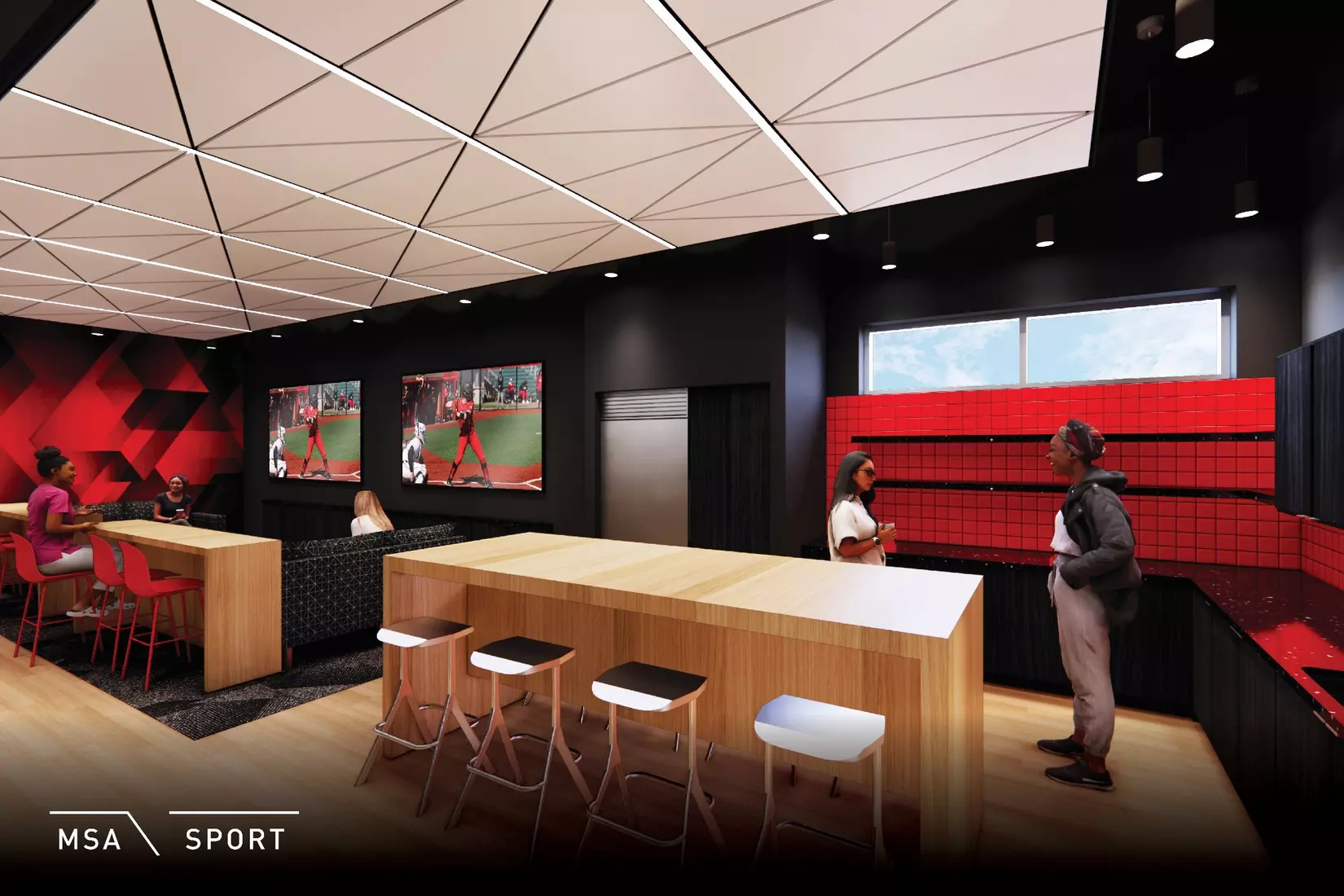 Ball State Softball Clubhouse Rendering
