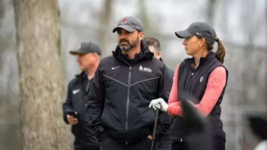 MC-74717 Women’s Golf MAC Championship at the Delaware Country Club on Apr 20, 2025. Photo by Samantha Blankenship/Ball State University.