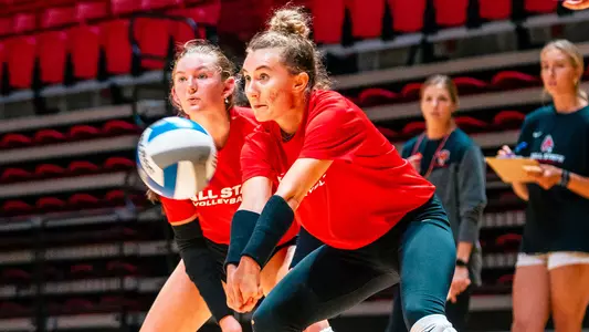 Women's Volleyball Opened 2025 Practice on Monday (Aug. 4)