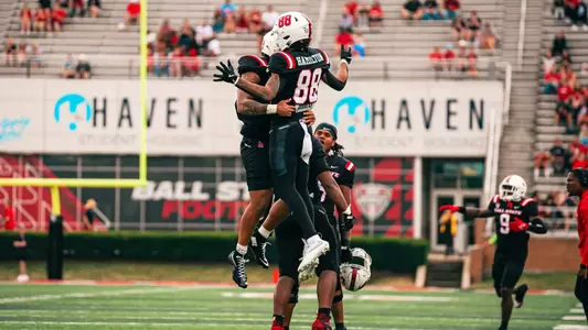 Receiver celebration - Donovan Hamilton