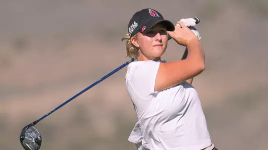 Skylar Dean driving at the Golfweek Red Sky Classic