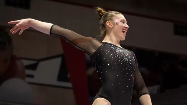 Ashley Szymanski on beam vs. Eastern Michigan