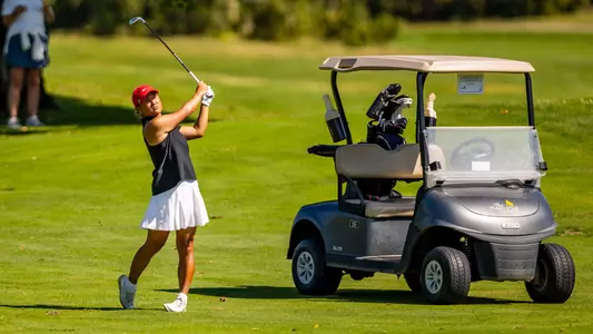 Sophie Korthuijs off the fairway at the 2025 Brittany Kelly Classic