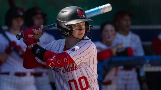 Mandy Lauth batting versus LIU