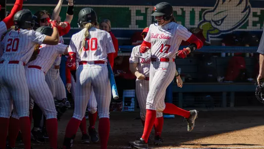Lindsey DeRoeck blasts her first collegaite grand slam versus LIU Sunday