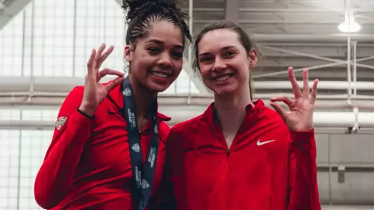 Nina Garner and Malina Miller - MAC Indoor Championships
