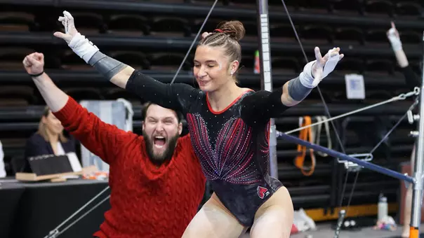 Mary Rose Bellan on Beam at the 2026 MAC Championships
