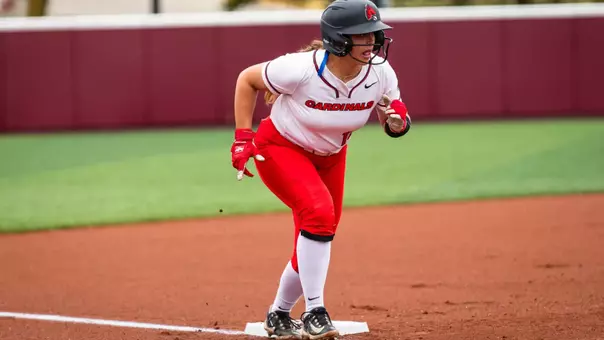 Skylinn Pogue, Ball State softball game action; at Central Michigan, Game 1 on March 21, 2026