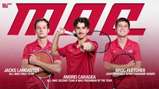 Jacks Lancaster, Andrei Caragea, Broc Fletcher All-MAC Postseason Award