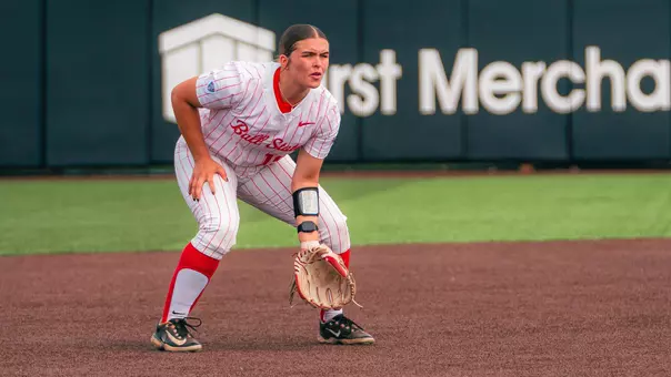 Skylinn Pogue at third base vs. Ohio
