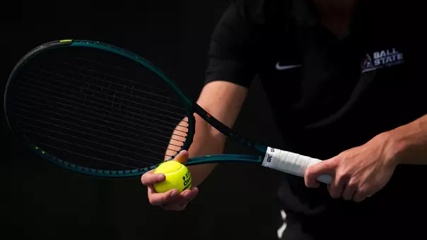 Ball State Men's Tennis Racket Picture