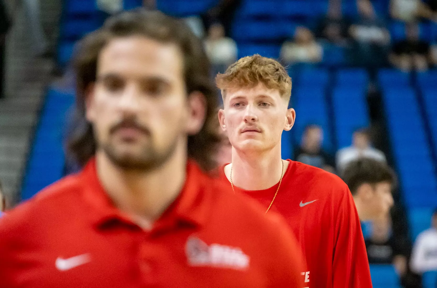 The Ball State men's volleyball team competes against the University of California Irvine in the NCAA Semi-Final at the Pauley Pavilion in Los Angeles, California on May 9, 2026 at Pauley Pavilion. Photo by Bobby Ellis/Ball State University.
