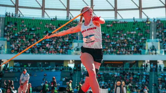 Ball State's Kenli Nettles performs on Day 2 of the 2026 NCAA Heptathlon Finals