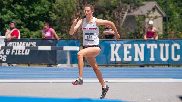 Malina Miller Approaches the Bar in the High Jump at the 2026 NCAA East First Round