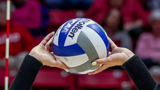 Beauty Shot - Hands setting a volleyball