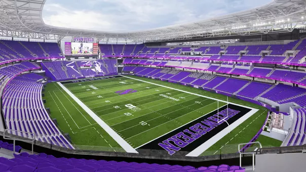 Ball State plays at Northwestern's New Ryan Field on Saturday, Oct. 10