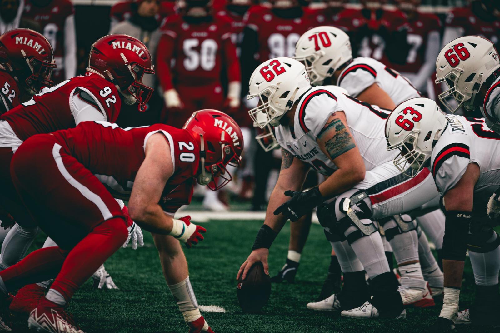 Offensive Line versus Miami Ohio , 2025 Week 14