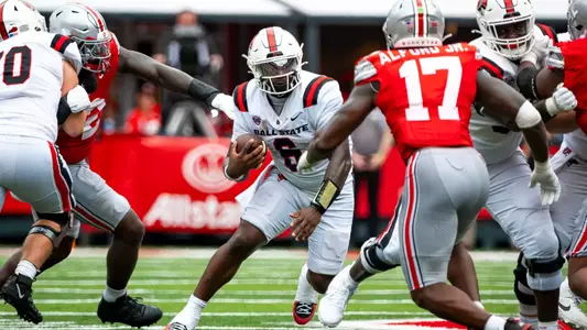 26_MC-84066 - Ball State Football plays Ohio State on Sep 5, 2026. Photo by Samantha (Blankenship) Ellis/Ball State University.