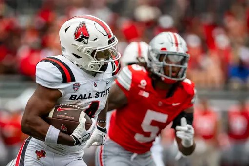 TJ Horton runs the ball at Ohio State 9/5/26