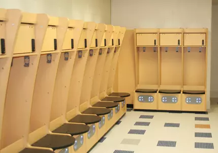 Kinney Natatorium Swimming & Diving Locker Rooms