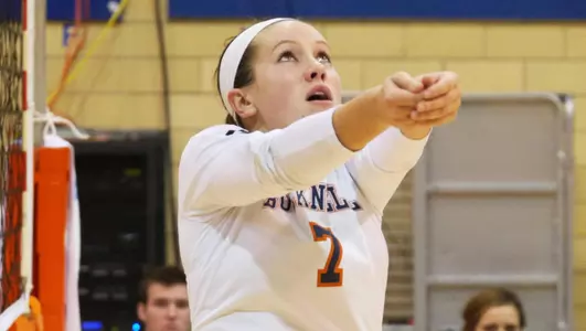 Volleyball Powers to 3-1 Win Over Holy Cross