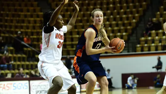 Women's Basketball Tripped Up at Virginia Tech