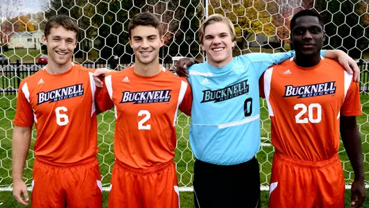 Bison Roll Past Holy Cross on Senior Day, Clinch Playoff Berth