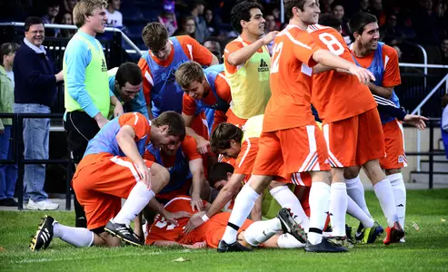 Men's Soccer Meets Top-Seeded Navy Friday in PL Semifinals