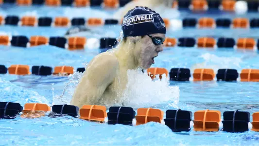 Nicholson Breaks Own 200 Fly School Record as Bison Finish Second at Invitational