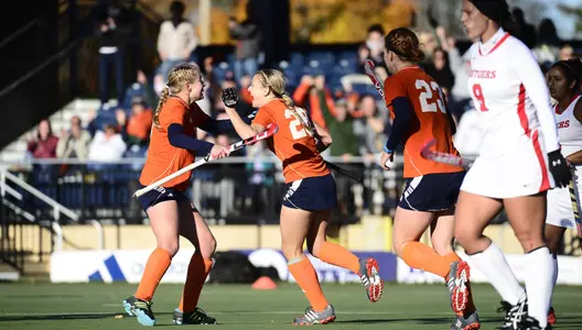 Field Hockey Takes Down Rutgers, 5-2, to Conclude Regular Season