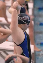 Bucknell Women's Swimming & Diving Remains Second Through Two Days of PL Championships