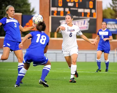 Women's Soccer Blanks Rider 3-0 in Opener