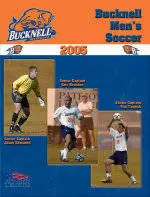 2005 Bucknell Men's Soccer Media Guide