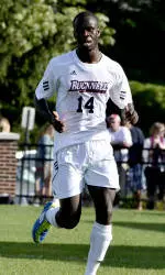 Two Quick Goals Lift Bison Men's Soccer Team to 2-1 Win at La Salle