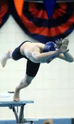 Bison Swimming and Diving Teams Travel to La Salle Saturday for Dual Meet