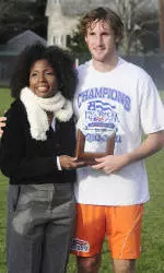 Liberati's Two Goals Lead Bucknell Men's Soccer to Patriot League Title Over American, 2-0