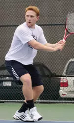Men's Tennis' Zimmer Wraps Up Bison Quad with Two Titles