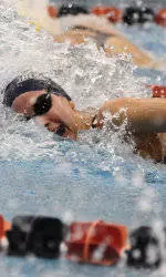 Molly Goebel Wins 50 Free to Lead Bucknell Women's Swimming and Diving on First Day of Rutgers Invitational