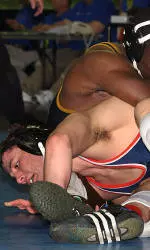 Rendos Advances to Quarterfinals of NCAA Wrestling Championships, Three Bison Still Alive After Day One