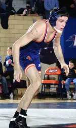 LeValley Advances to Semifinals, Bucknell Wrestling in 17th After Day One of Midlands Championships