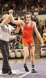 Wrestling's Kevin LeValley Named Bison Athlete of the Week After Midlands Championships Title