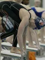 Bison Swimming and Diving Close Day One of ECAC Championships